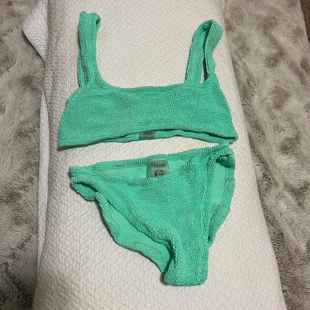 Hunza G Xandra crinkle bikini set